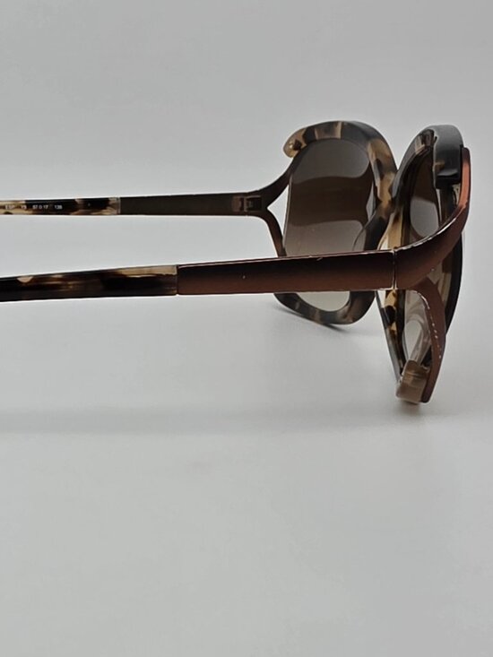 Kate Spade New York Laurie Carmel Tortoise Frame Brown Gradient Lens Sunglasses main image 8
